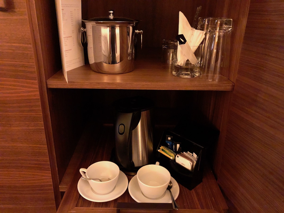 Grand Hyatt Istanbul in-room coffee and tea