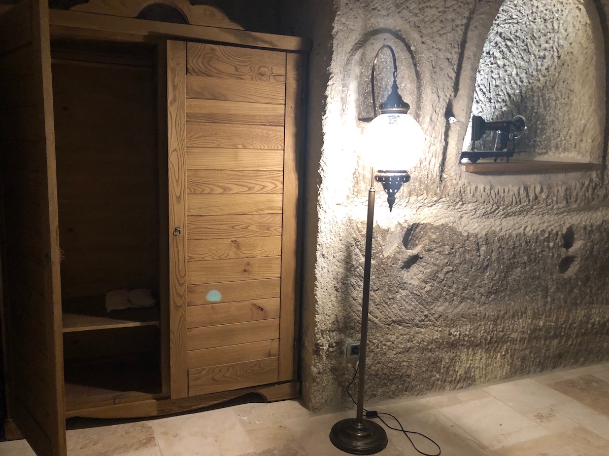 Hera Cave Suites family suite closet