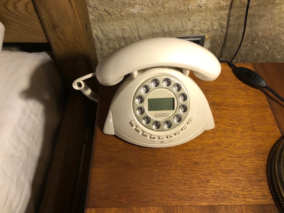 Rotary phone at Hera Cave Suites Cappadocia