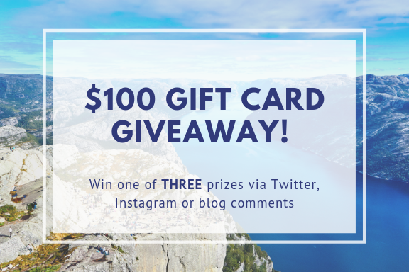 $100 gift card giveaway winners announced!
