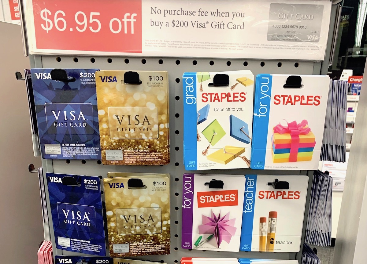 FREE manufactured spending: Staples Visa gift card sale ends Saturday!