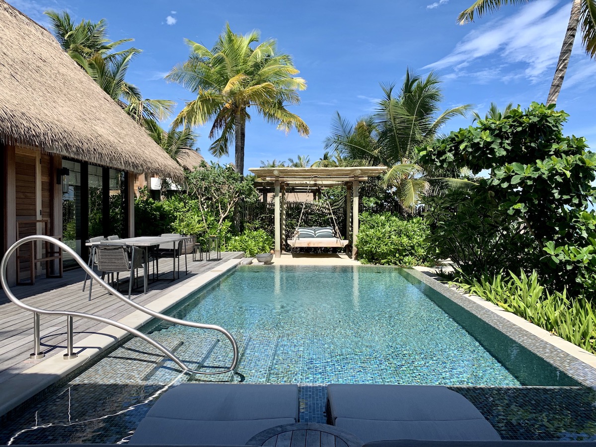 Waldorf Astoria Maldives Beach Villa private pool