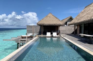 Waldorf Astoria Maldives water villa pool