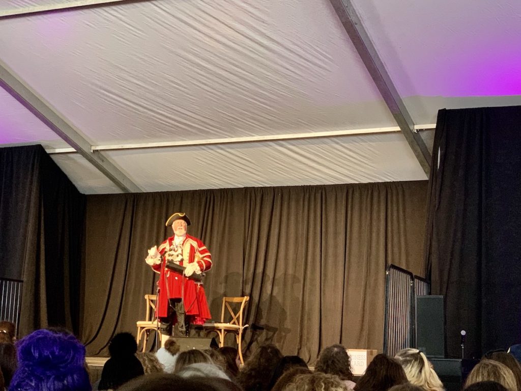 Unionville Town Crier at the Gilmore Girls Fan Festival